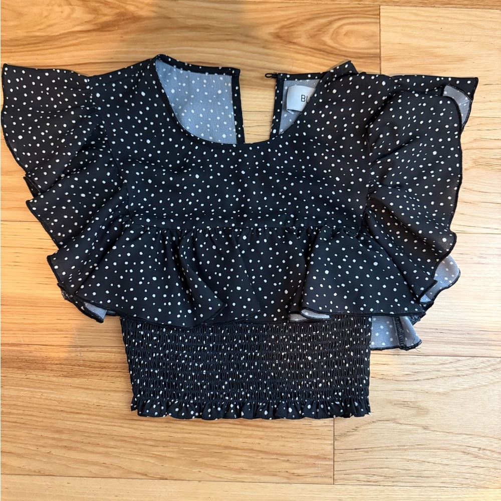 Blue Life cropped blouse
